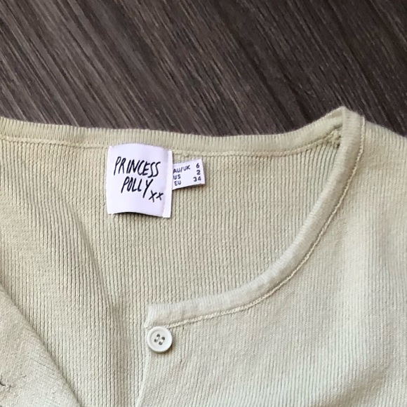 SOLD - Princess Polly cropped cardigan - Picture 4 of 4